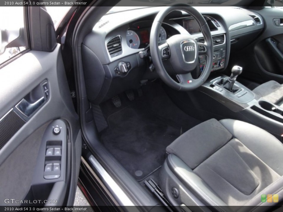 Black Interior Photo for the 2010 Audi S4 3.0 quattro Sedan #62828287