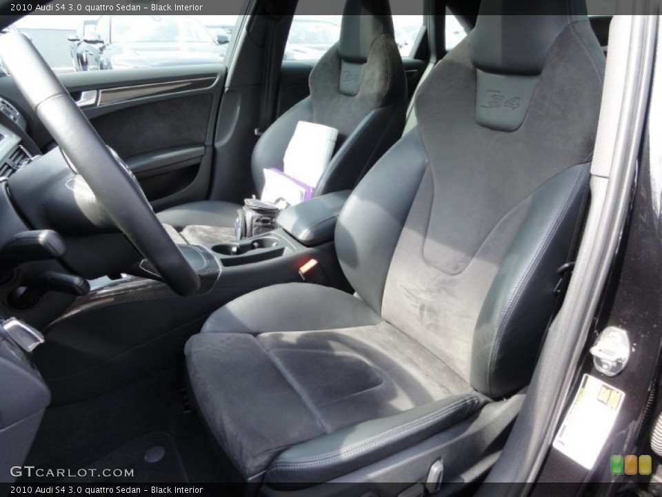 Black Interior Front Seat for the 2010 Audi S4 3.0 quattro Sedan #62828311