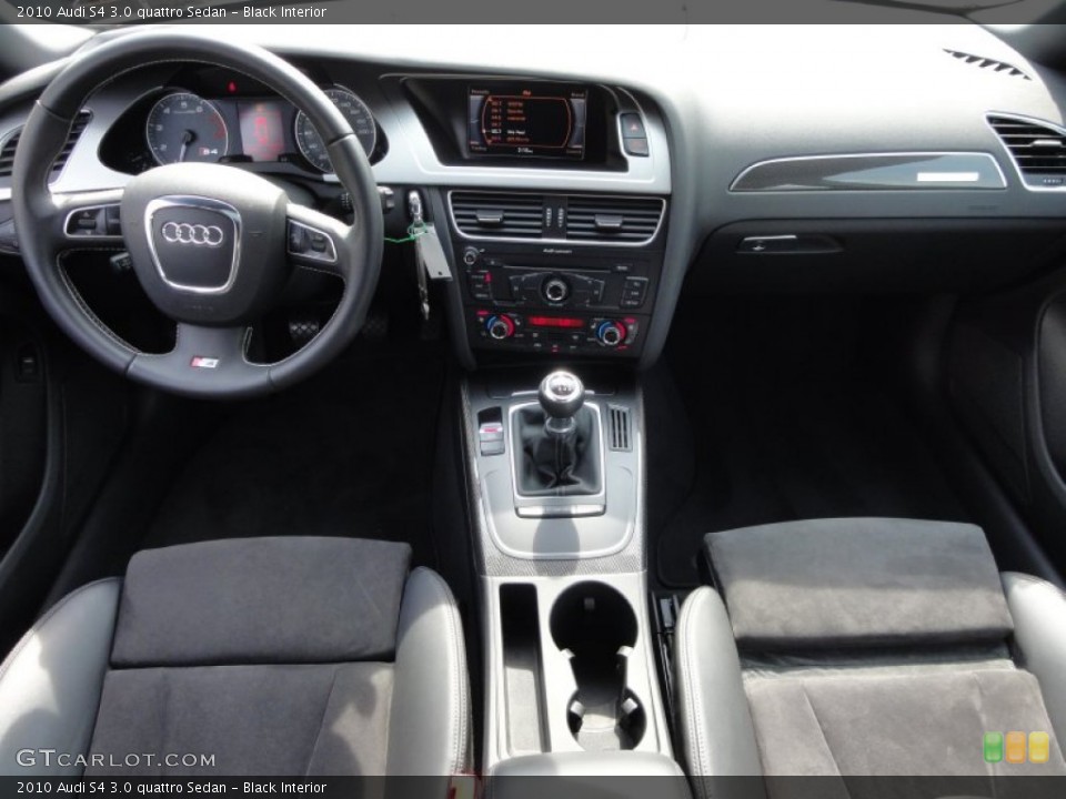Black Interior Dashboard for the 2010 Audi S4 3.0 quattro Sedan #62828365