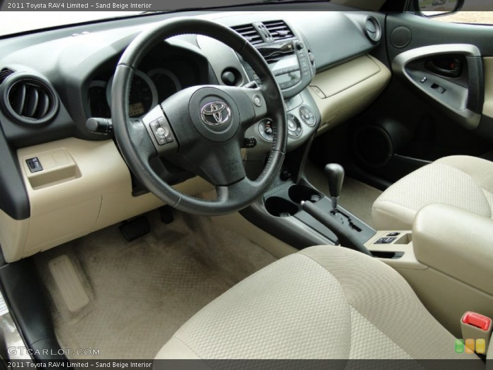 Sand Beige Interior Prime Interior for the 2011 Toyota RAV4 Limited #62828437