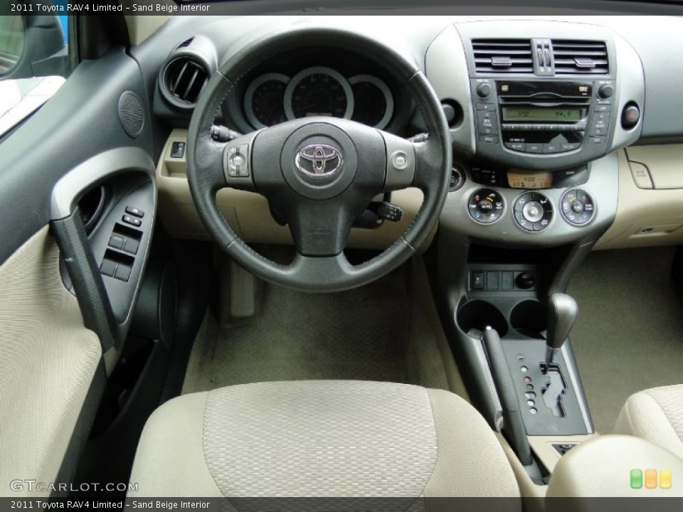 Sand Beige Interior Dashboard for the 2011 Toyota RAV4 Limited #62828482
