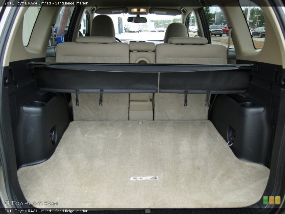 Sand Beige Interior Trunk for the 2011 Toyota RAV4 Limited #62828554