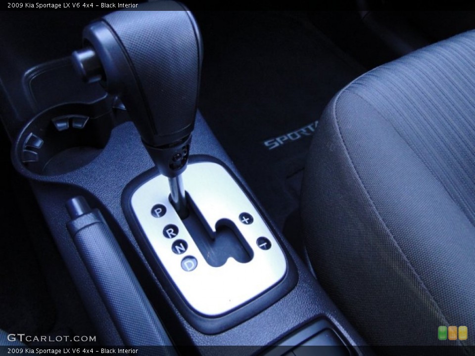 Black Interior Transmission for the 2009 Kia Sportage LX V6 4x4 #62828752