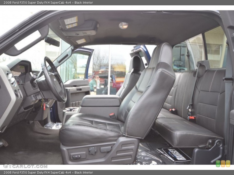 Black Interior Photo for the 2008 Ford F350 Super Duty FX4 SuperCab 4x4 #62831818