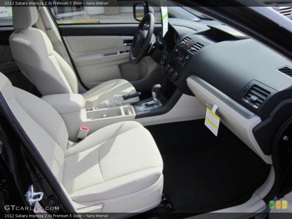 Ivory Interior Photo for the 2012 Subaru Impreza 2.0i Premium 5 Door #62834303