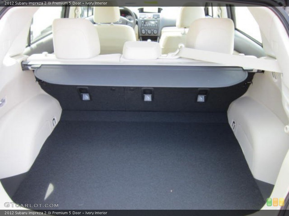 Ivory Interior Trunk for the 2012 Subaru Impreza 2.0i Premium 5 Door #62834324