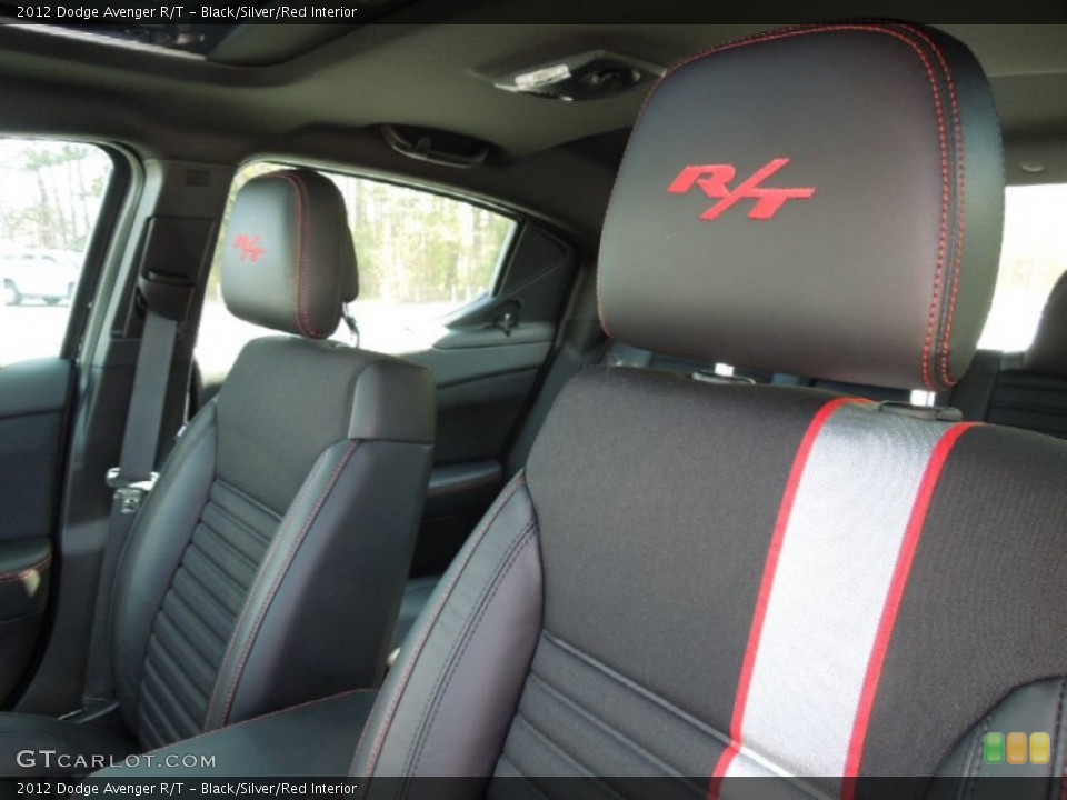 Black/Silver/Red Interior Photo for the 2012 Dodge Avenger R/T #62837616