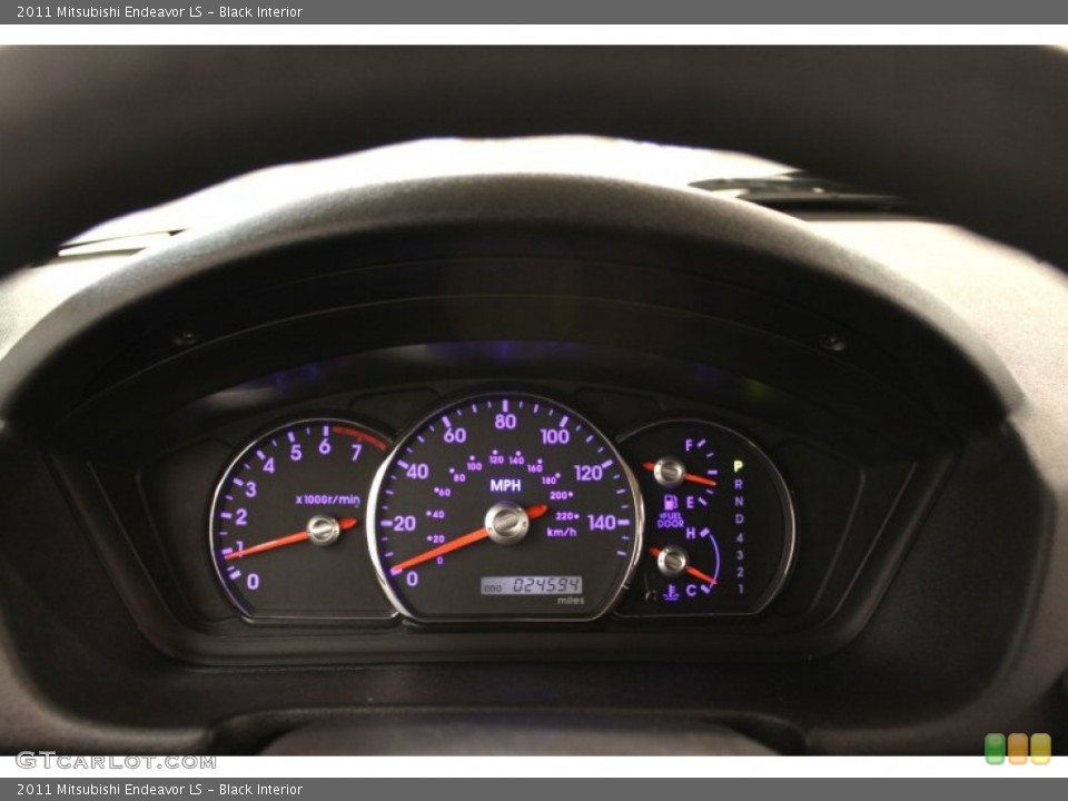 Black Interior Gauges for the 2011 Mitsubishi Endeavor LS #62838999