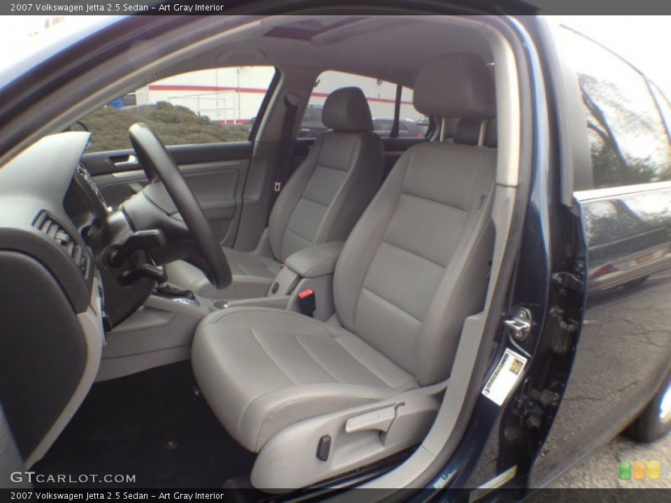 Art Gray Interior Front Seat for the 2007 Volkswagen Jetta 2.5 Sedan #62841169