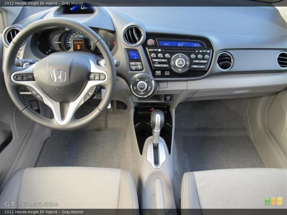 Gray Interior Dashboard for the 2012 Honda Insight EX Hybrid #62842372