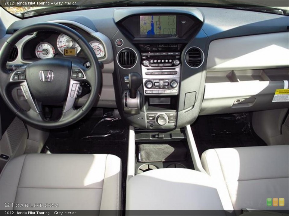 Gray Interior Dashboard for the 2012 Honda Pilot Touring #62844922