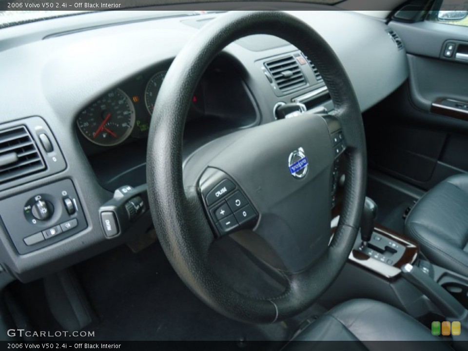 Off Black Interior Steering Wheel for the 2006 Volvo V50 2.4i #62845301