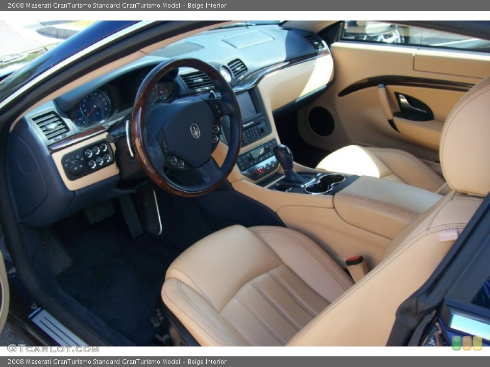 Beige Interior Prime Interior for the 2008 Maserati GranTurismo  #62845519