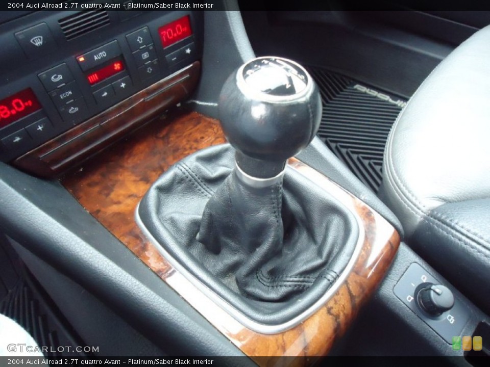 Platinum/Saber Black Interior Transmission for the 2004 Audi Allroad 2.7T quattro Avant #62845944