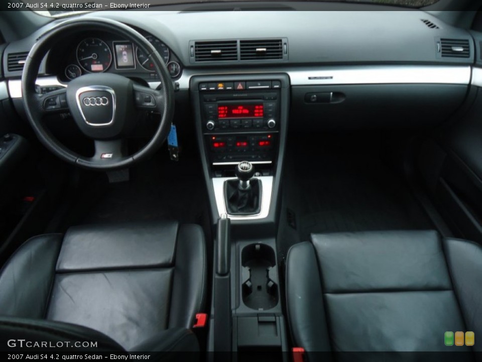 Ebony Interior Dashboard for the 2007 Audi S4 4.2 quattro Sedan #62846203