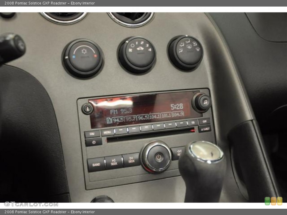 Ebony Interior Controls for the 2008 Pontiac Solstice GXP Roadster #62847497