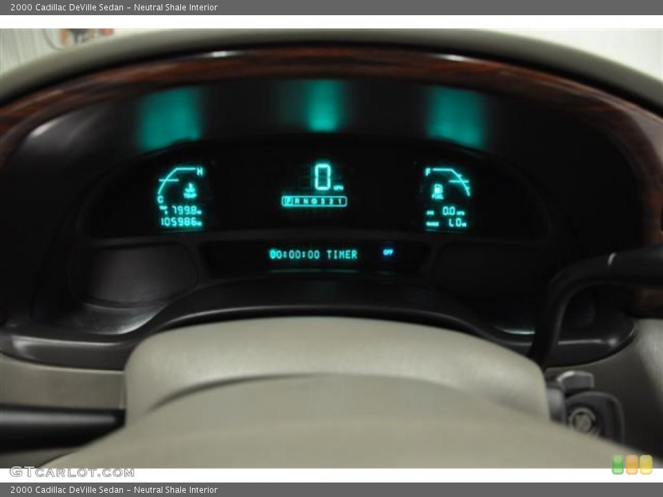 Neutral Shale Interior Gauges for the 2000 Cadillac DeVille Sedan #62847618