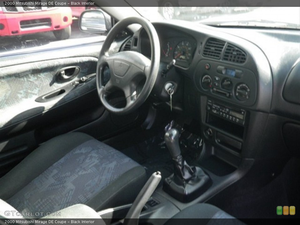 Black Interior Photo for the 2000 Mitsubishi Mirage DE Coupe #62849749