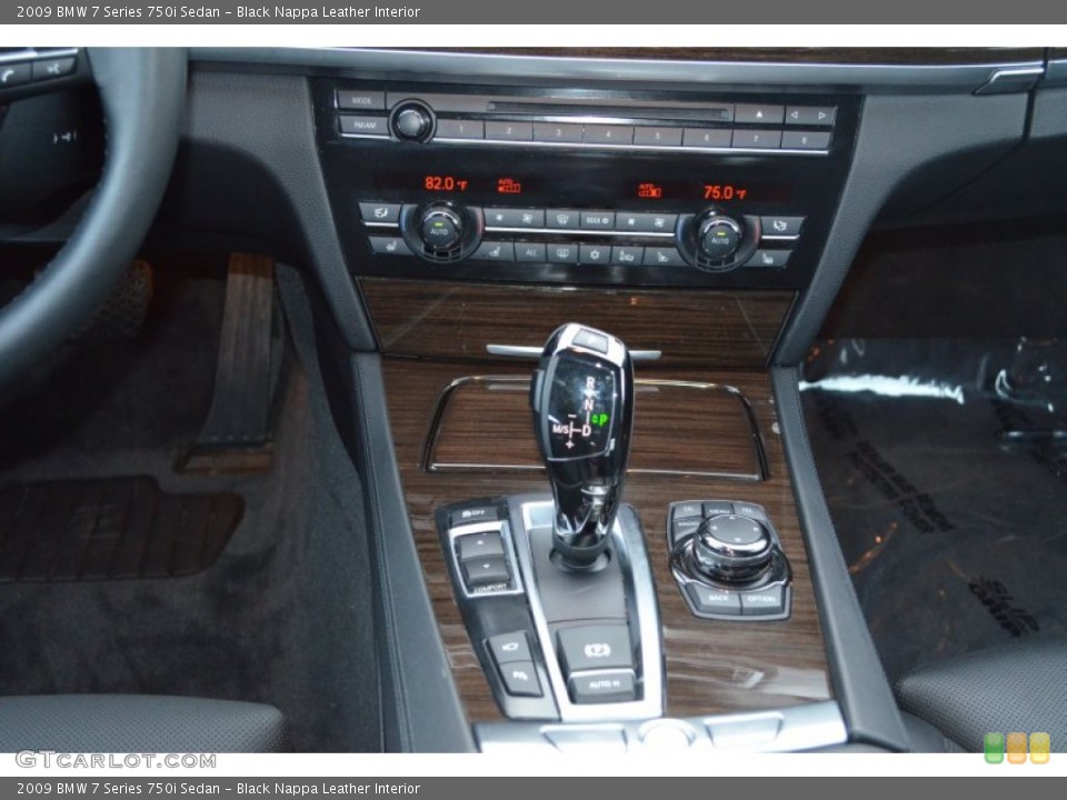Black Nappa Leather Interior Transmission for the 2009 BMW 7 Series 750i Sedan #62850928