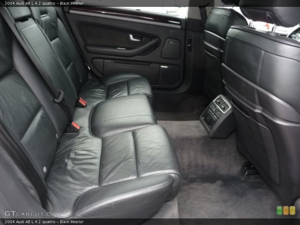 Black Interior Rear Seat for the 2004 Audi A8 L 4.2 quattro #62851132