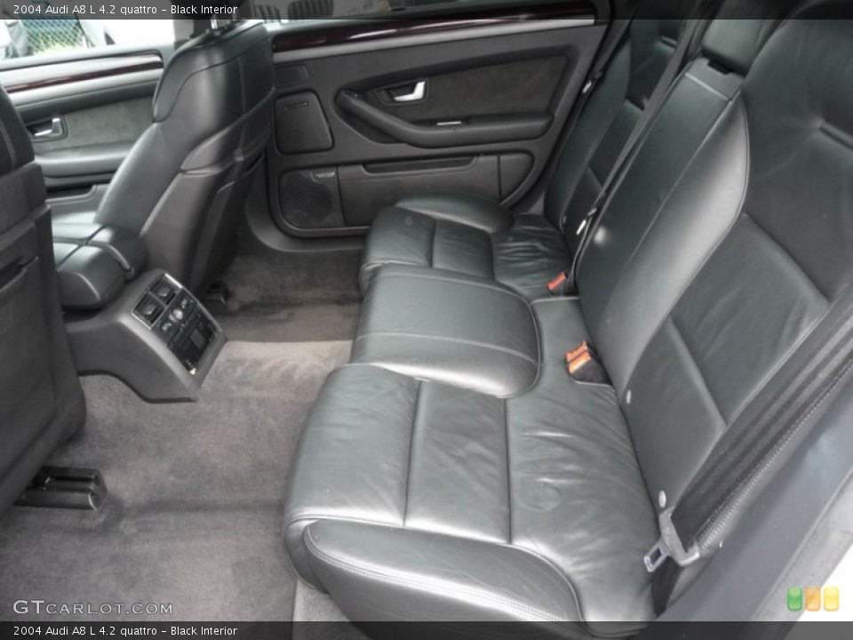Black Interior Rear Seat for the 2004 Audi A8 L 4.2 quattro #62851140