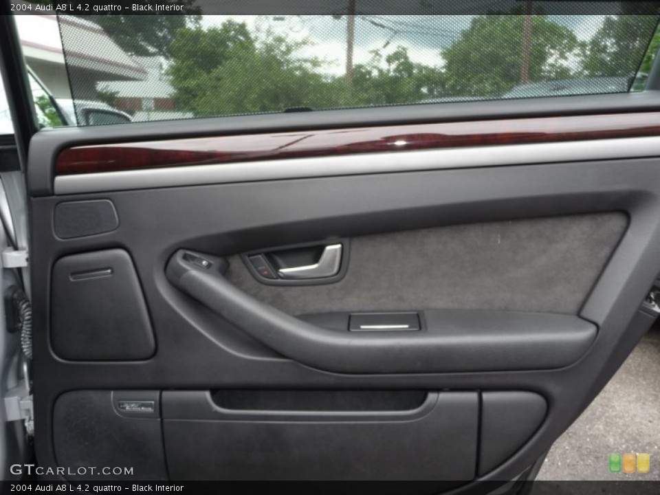Black Interior Door Panel for the 2004 Audi A8 L 4.2 quattro #62851162