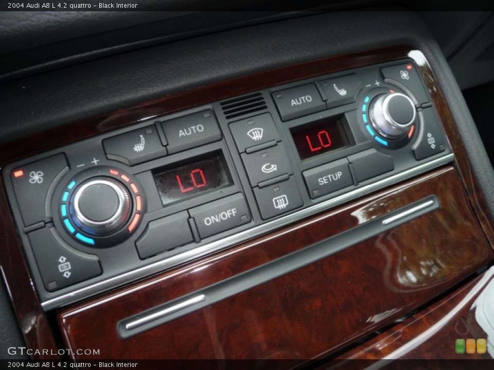 Black Interior Controls for the 2004 Audi A8 L 4.2 quattro #62851168