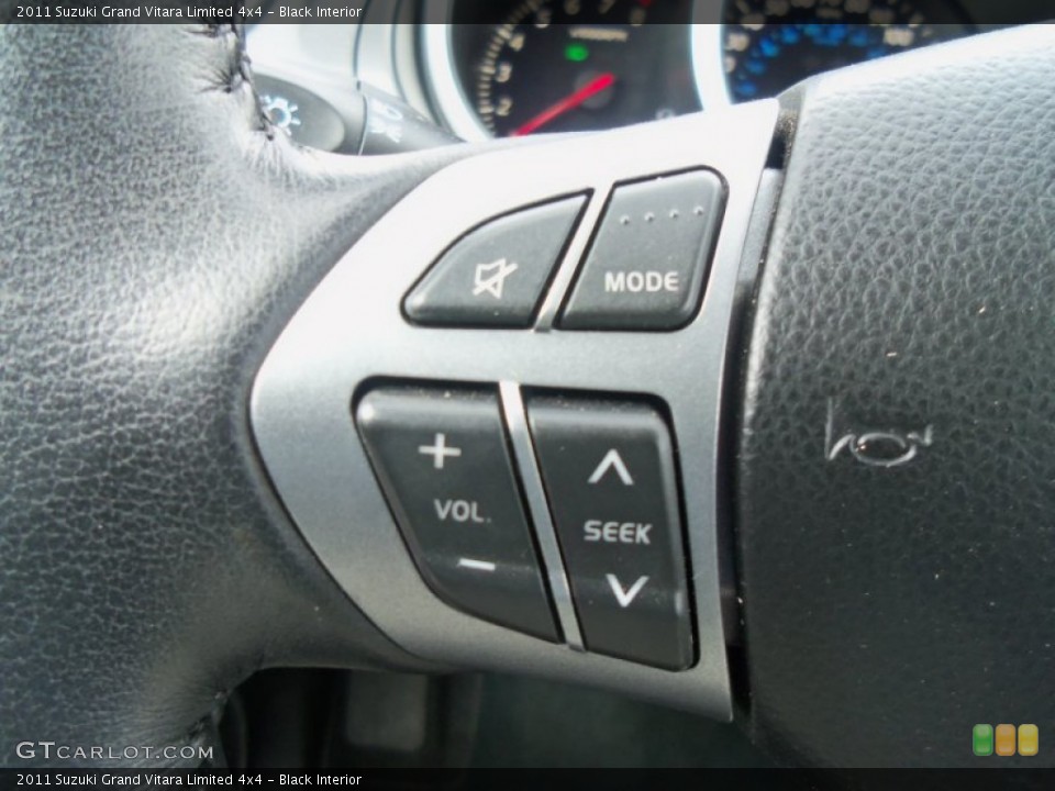 Black Interior Controls for the 2011 Suzuki Grand Vitara Limited 4x4 #62852689