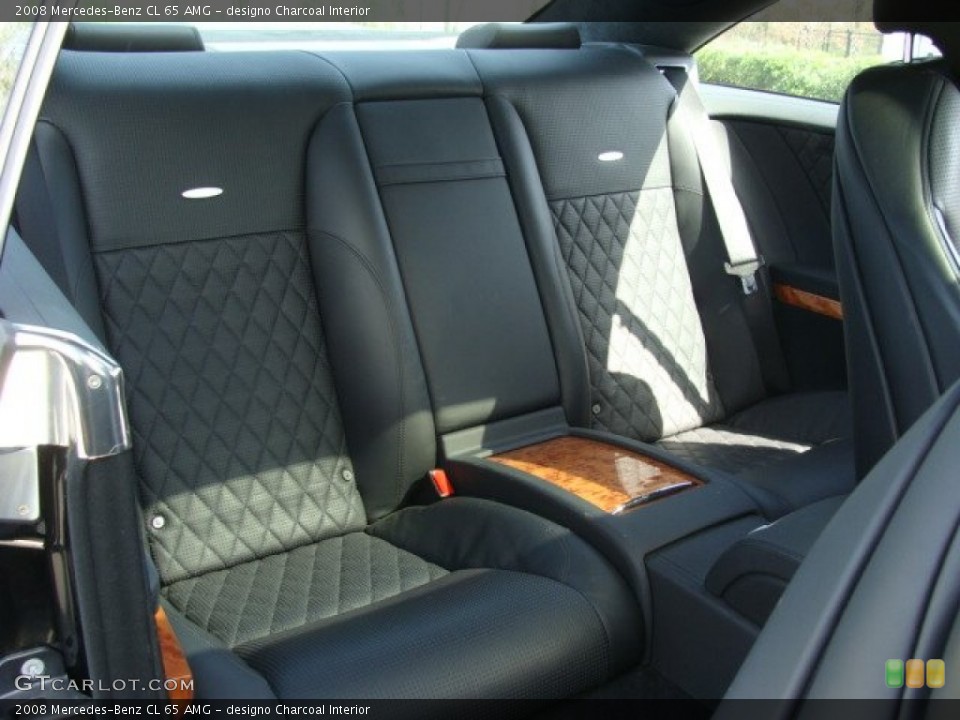 designo Charcoal Interior Rear Seat for the 2008 Mercedes-Benz CL 65 AMG #62855051