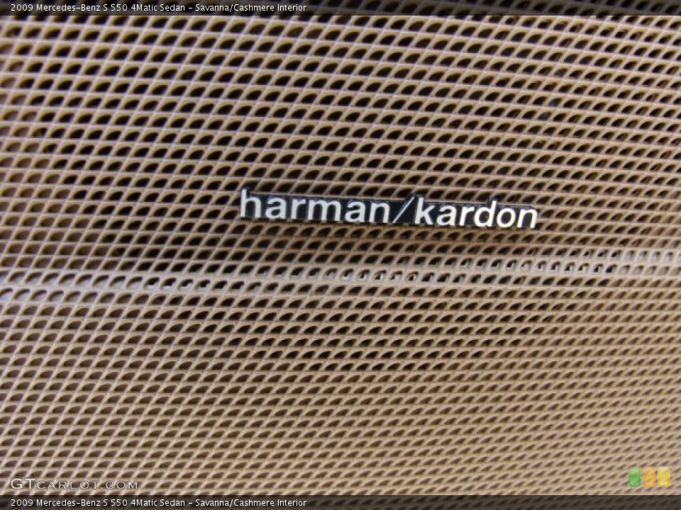 Savanna/Cashmere Interior Audio System for the 2009 Mercedes-Benz S 550 4Matic Sedan #62855182