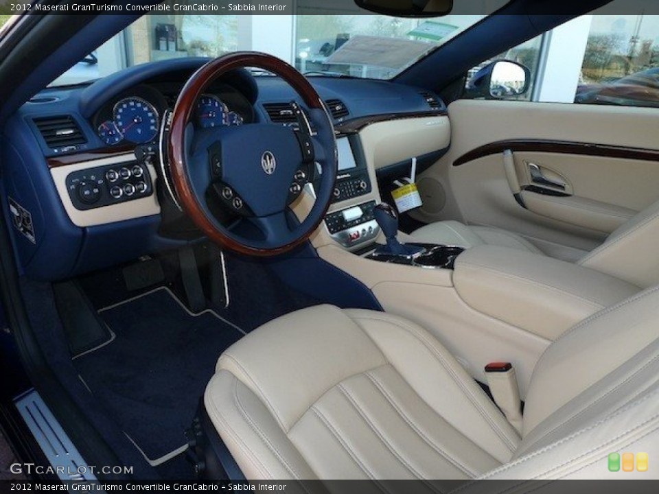Sabbia Interior Photo for the 2012 Maserati GranTurismo Convertible GranCabrio #62855965