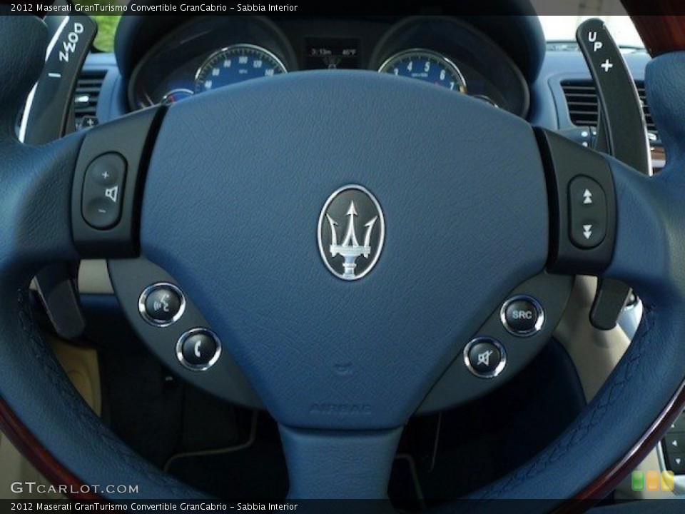 Sabbia Interior Steering Wheel for the 2012 Maserati GranTurismo Convertible GranCabrio #62855991