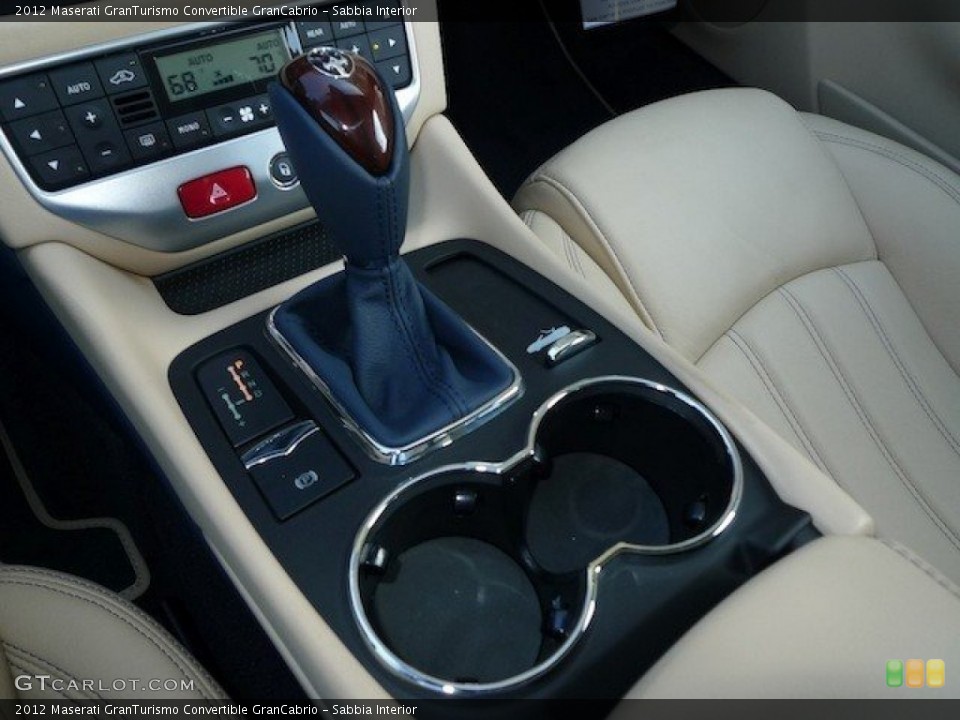Sabbia Interior Transmission for the 2012 Maserati GranTurismo Convertible GranCabrio #62856037