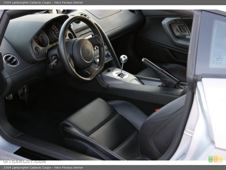 Nero Perseus Interior Photo for the 2004 Lamborghini Gallardo Coupe #62856217