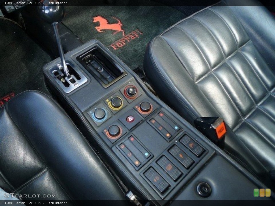 Black Interior Controls for the 1988 Ferrari 328 GTS #62856280