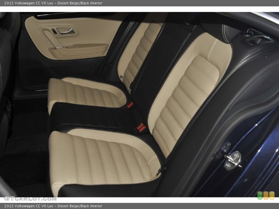 Desert Beige/Black Interior Photo for the 2013 Volkswagen CC V6 Lux #62856841