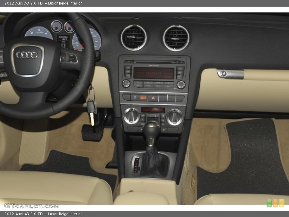 Luxor Beige Interior Dashboard for the 2012 Audi A3 2.0 TDI #62858446