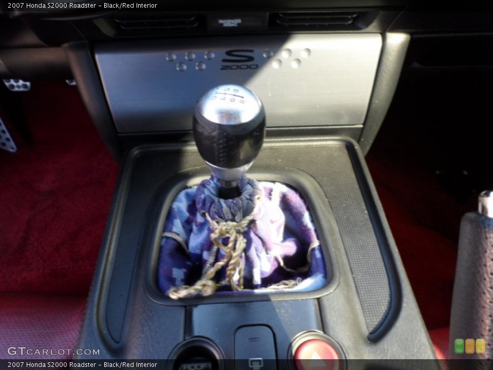 Black/Red Interior Transmission for the 2007 Honda S2000 Roadster #62858736
