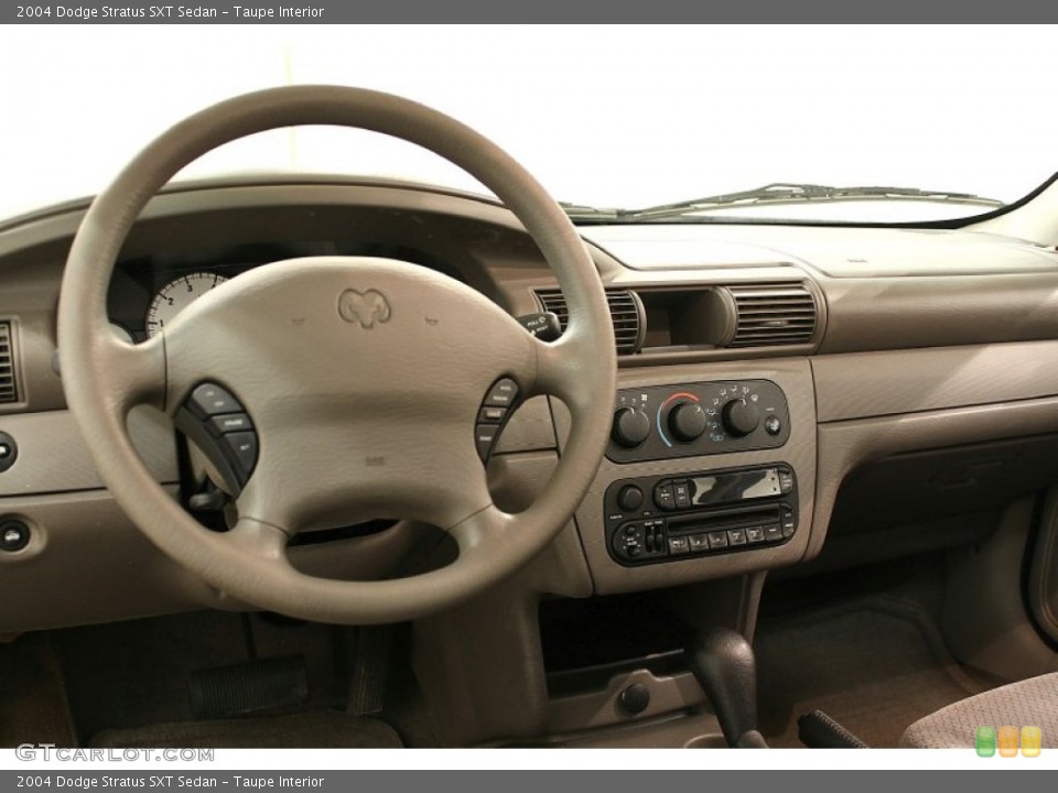 Taupe Interior Dashboard for the 2004 Dodge Stratus SXT Sedan #62861647
