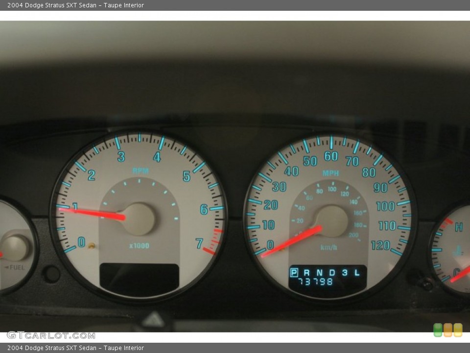 Taupe Interior Gauges for the 2004 Dodge Stratus SXT Sedan #62861653