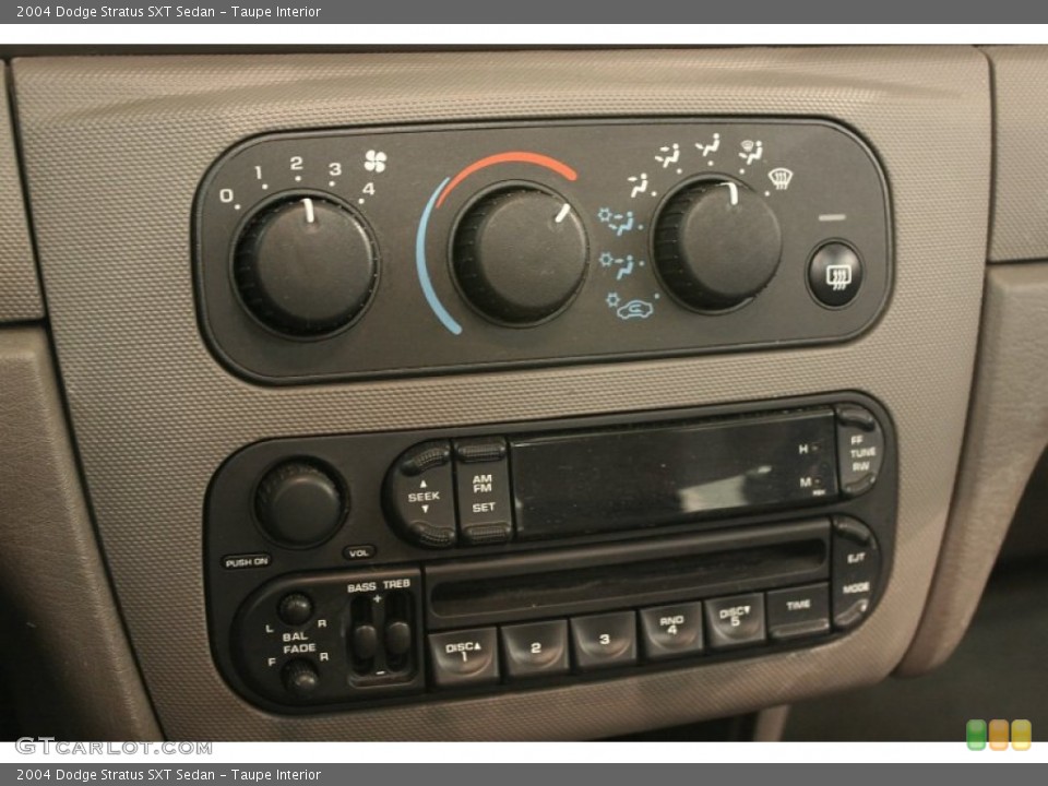 Taupe Interior Controls for the 2004 Dodge Stratus SXT Sedan #62861659
