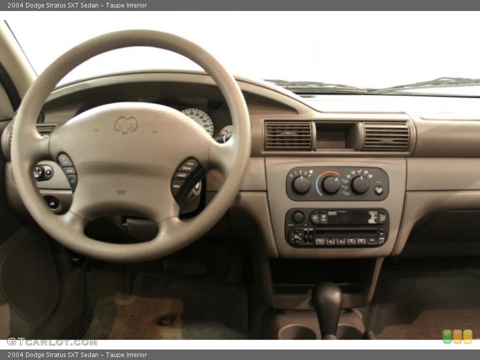 Taupe Interior Dashboard for the 2004 Dodge Stratus SXT Sedan #62861686