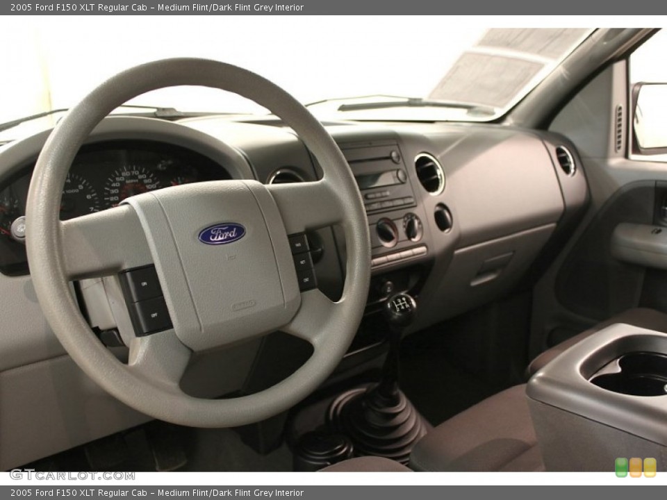 Medium Flint/Dark Flint Grey Interior Dashboard for the 2005 Ford F150 XLT Regular Cab #62862270