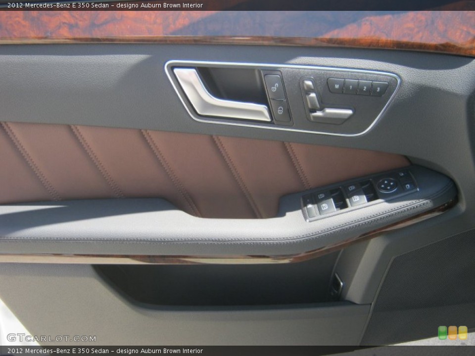 designo Auburn Brown Interior Door Panel for the 2012 Mercedes-Benz E 350 Sedan #62862610