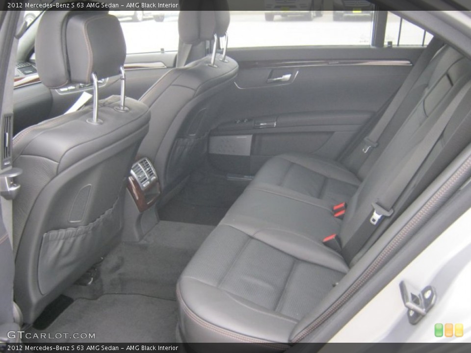 AMG Black Interior Rear Seat for the 2012 Mercedes-Benz S 63 AMG Sedan #62862682
