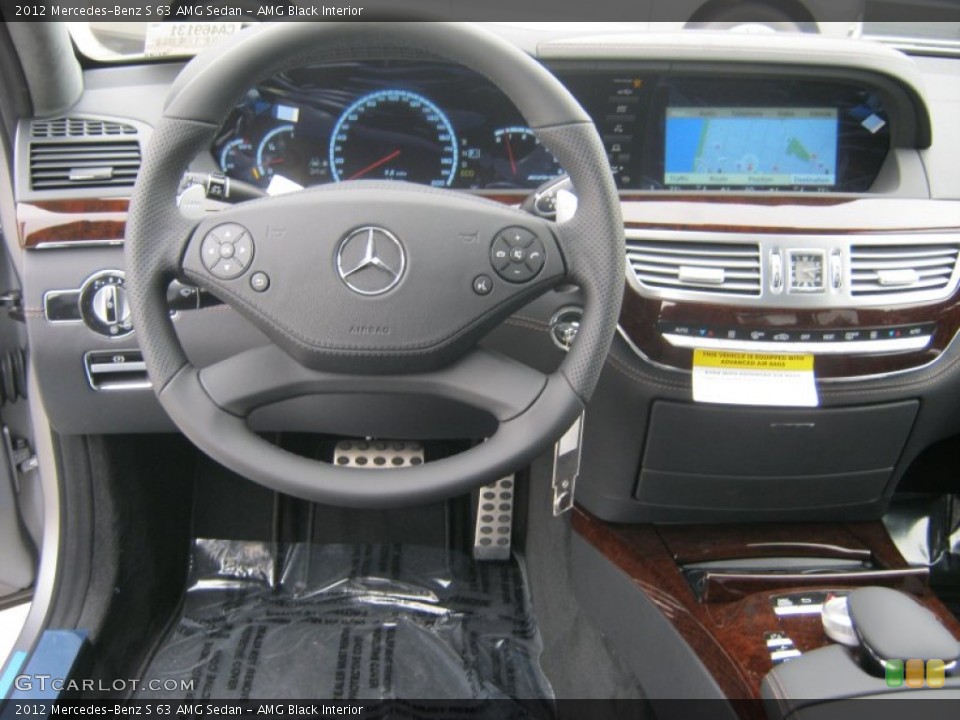 AMG Black Interior Dashboard for the 2012 Mercedes-Benz S 63 AMG Sedan #62862688