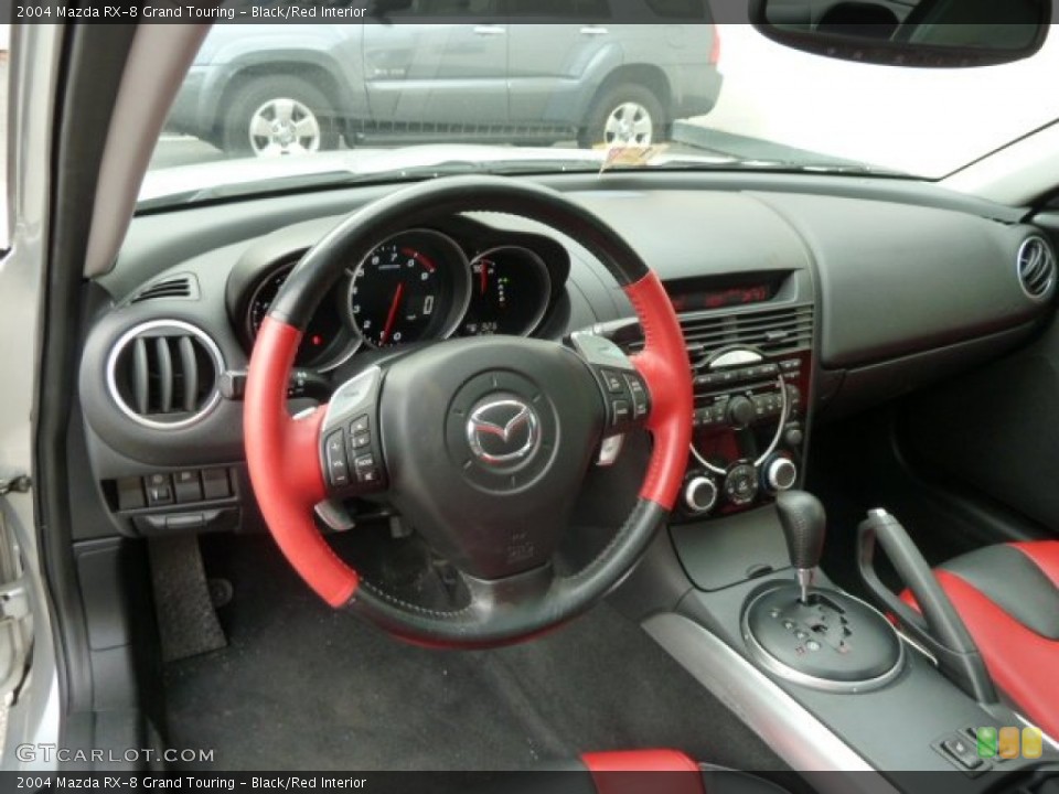 Black Red Interior Dashboard For The 2004 Mazda Rx 8 Grand