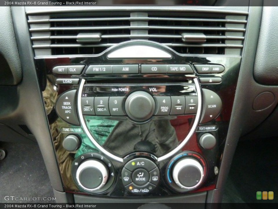Black/Red Interior Controls for the 2004 Mazda RX-8 Grand Touring #62866651