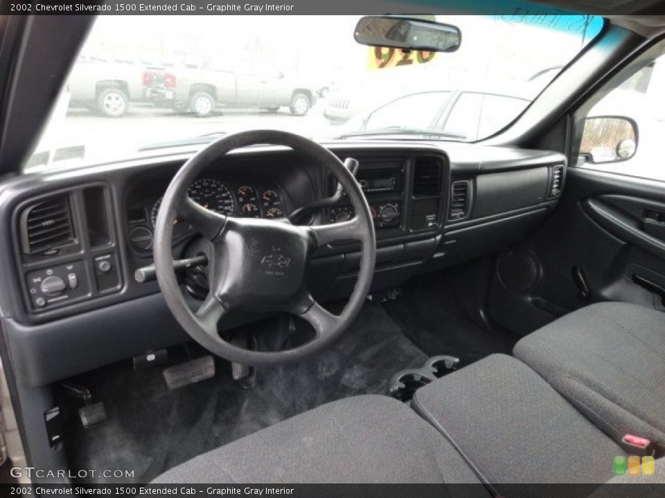 Graphite Gray Interior Dashboard for the 2002 Chevrolet Silverado 1500 Extended Cab #62868617