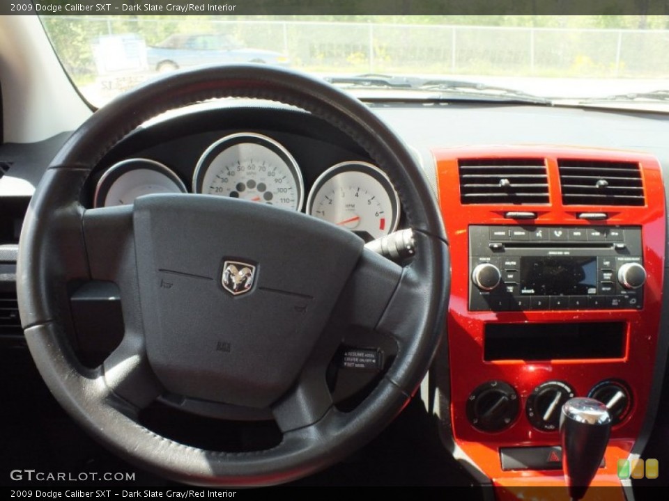 Dark Slate Gray/Red Interior Dashboard for the 2009 Dodge Caliber SXT #62868964